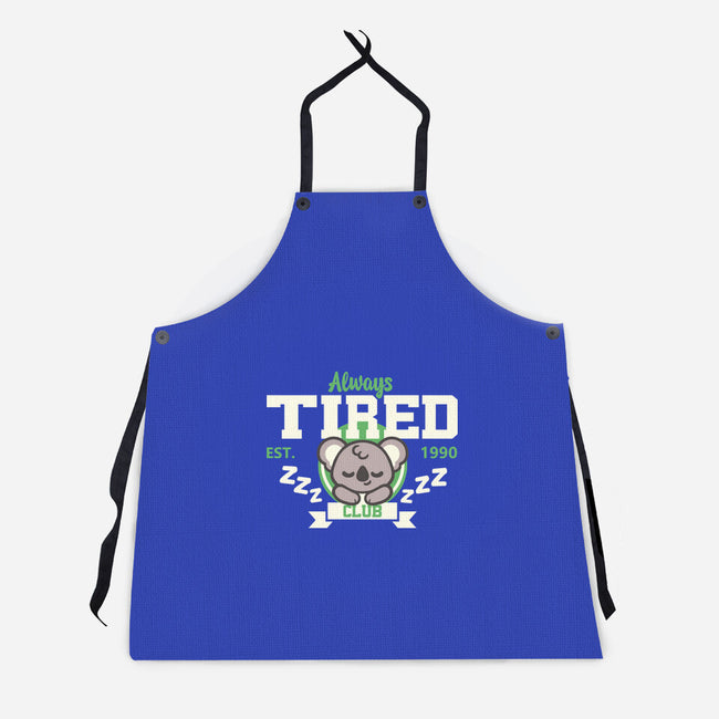 Always Tired Club Koala-Unisex-Kitchen-Apron-NemiMakeit