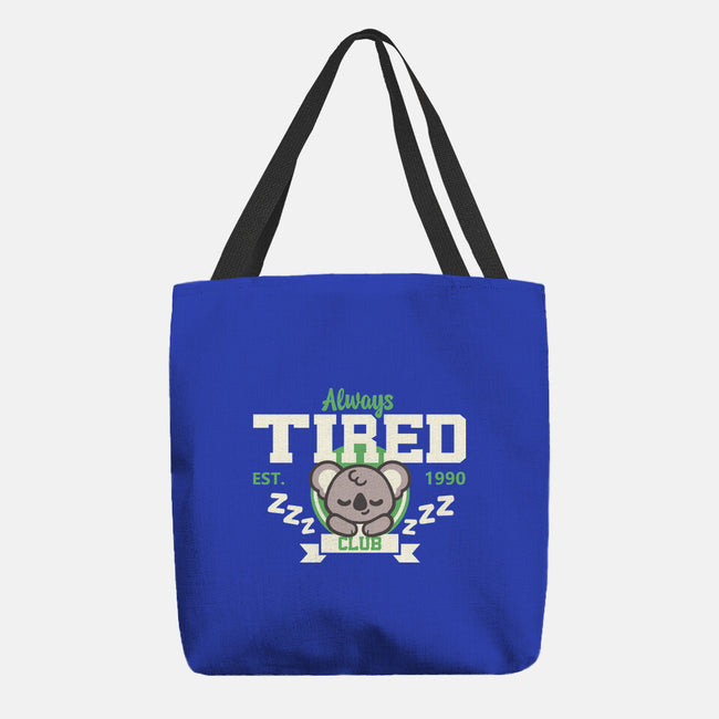 Always Tired Club Koala-None-Basic Tote-Bag-NemiMakeit