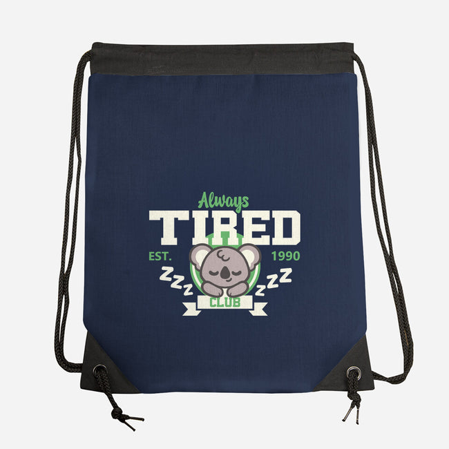 Always Tired Club Koala-None-Drawstring-Bag-NemiMakeit