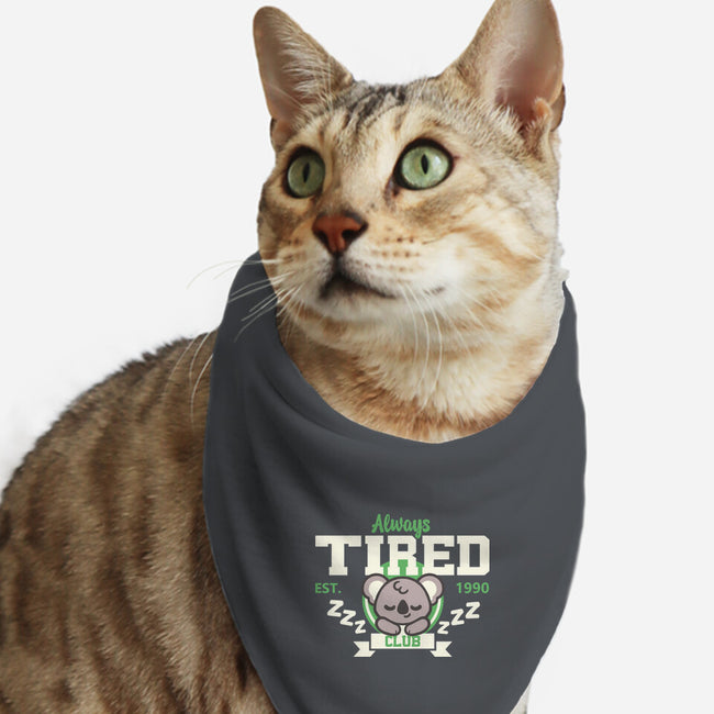 Always Tired Club Koala-Cat-Bandana-Pet Collar-NemiMakeit