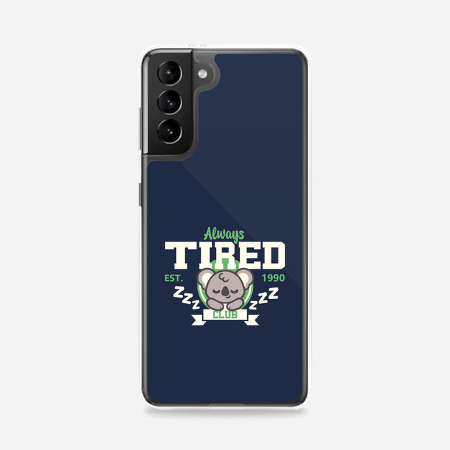 Always Tired Club Koala-Samsung-Snap-Phone Case-NemiMakeit