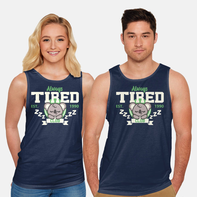 Always Tired Club Koala-Unisex-Basic-Tank-NemiMakeit