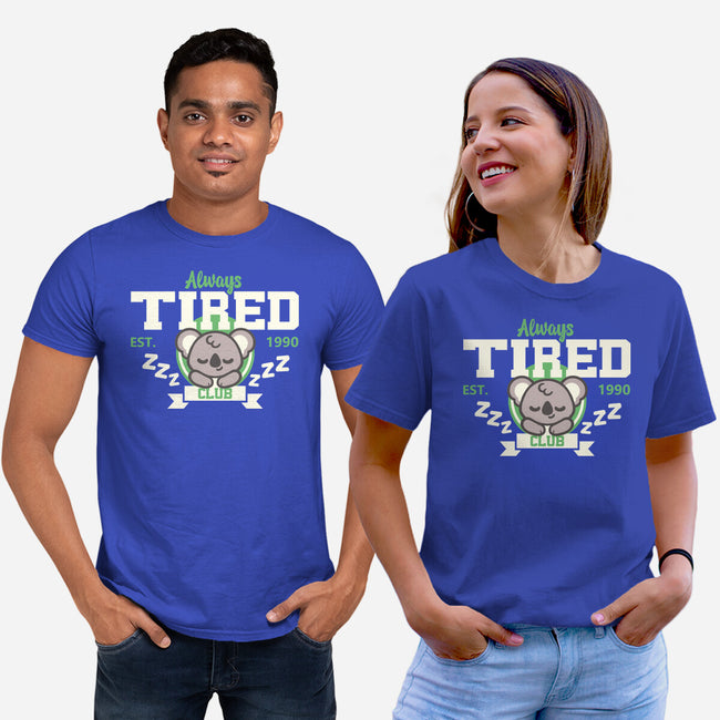 Always Tired Club Koala-Unisex-Basic-Tee-NemiMakeit