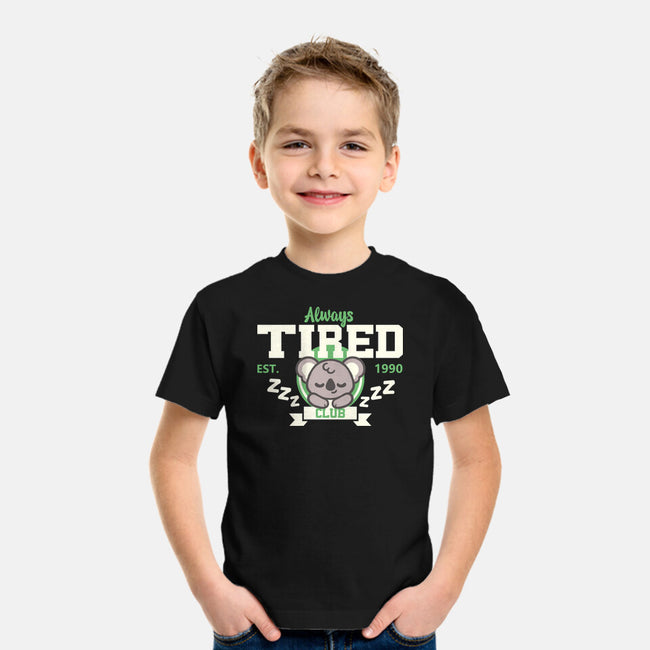 Always Tired Club Koala-Youth-Basic-Tee-NemiMakeit