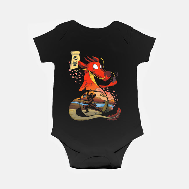 China Dragon-Baby-Basic-Onesie-Vallina84