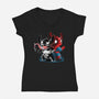 My Nemesis-Womens-V-Neck-Tee-Vallina84