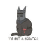 Tis But A Scratch Cat-Unisex-Zip-Up-Sweatshirt-Claudia