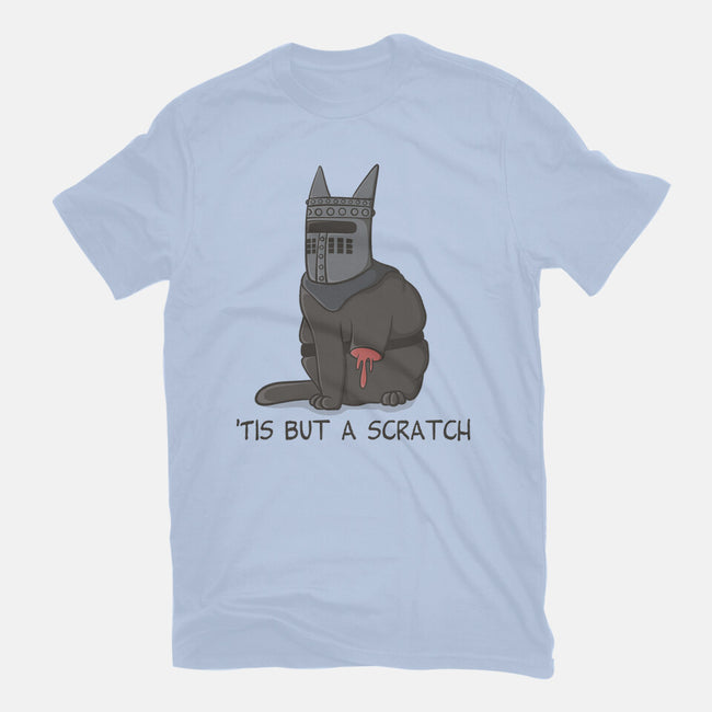 Tis But A Scratch Cat-Mens-Heavyweight-Tee-Claudia