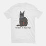 Tis But A Scratch Cat-Womens-Fitted-Tee-Claudia