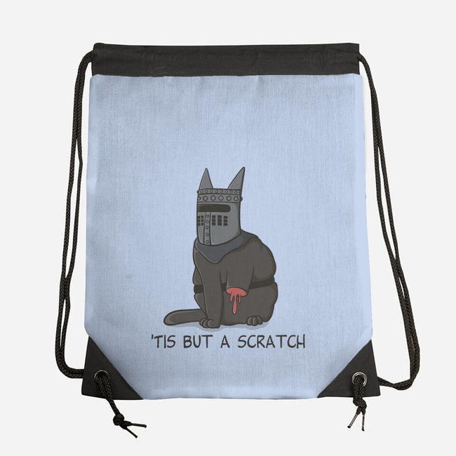 Tis But A Scratch Cat-None-Drawstring-Bag-Claudia