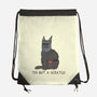 Tis But A Scratch Cat-None-Drawstring-Bag-Claudia