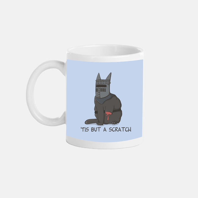 Tis But A Scratch Cat-None-Mug-Drinkware-Claudia