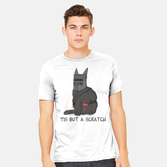 Tis But A Scratch Cat-Mens-Heavyweight-Tee-Claudia