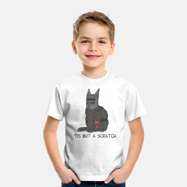 Tis But A Scratch Cat-Youth-Basic-Tee-Claudia