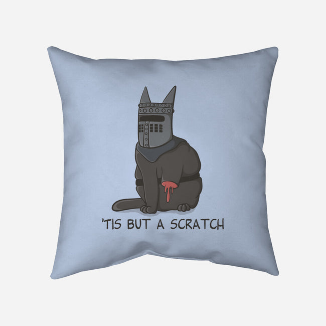 Tis But A Scratch Cat-None-Non-Removable Cover w Insert-Throw Pillow-Claudia