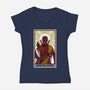 Marvel Messiah-Womens-V-Neck-Tee-drbutler