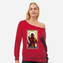 Marvel Messiah-Womens-Off Shoulder-Sweatshirt-drbutler