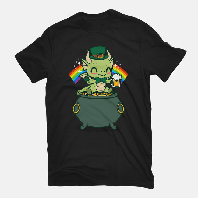 Lucky Irish Dragon-Womens-Fitted-Tee-Boggs Nicolas