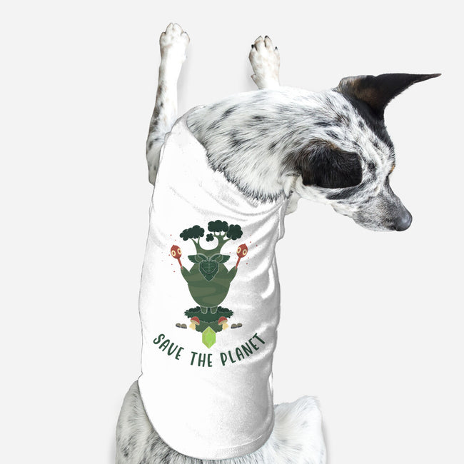 Save The Planet Kingdom-Dog-Basic-Pet Tank-OnlyColorsDesigns