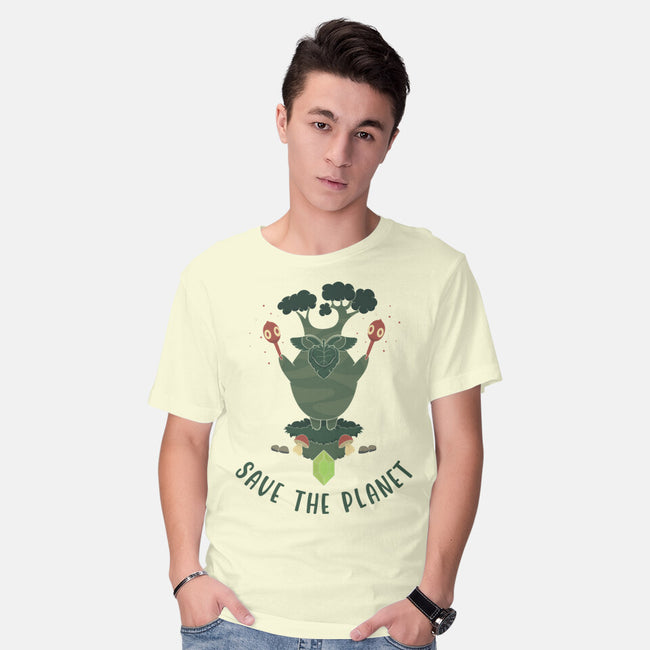 Save The Planet Kingdom-Mens-Basic-Tee-OnlyColorsDesigns