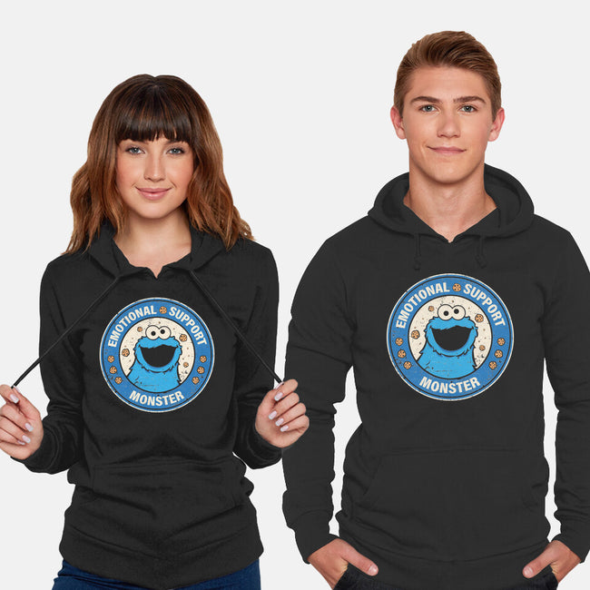 Emotional Support Monster-Unisex-Pullover-Sweatshirt-turborat14