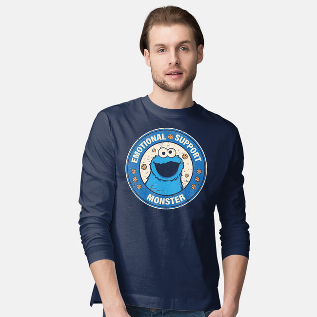 Emotional Support Monster-Mens-Long Sleeved-Tee-turborat14