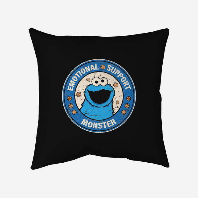 Emotional Support Monster-None-Non-Removable Cover w Insert-Throw Pillow-turborat14