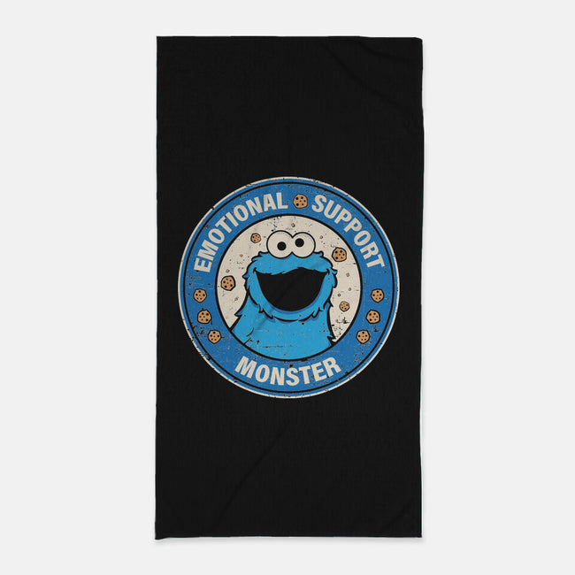 Emotional Support Monster-None-Beach-Towel-turborat14