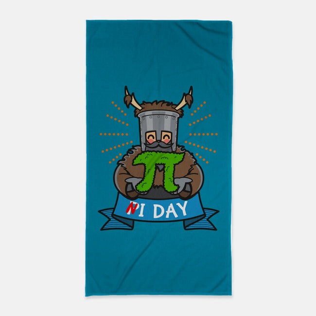 Shrubbery Pi Day-None-Beach-Towel-Boggs Nicolas