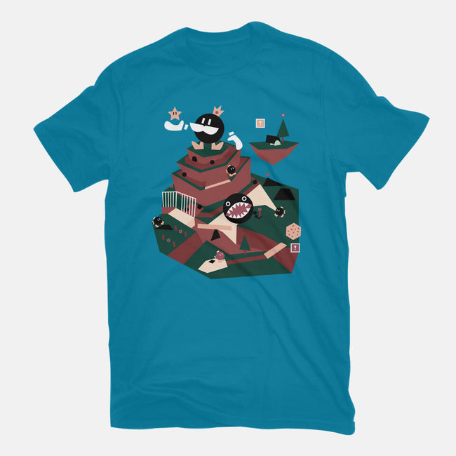 Big Bob-omb On The Summit-Womens-Fitted-Tee-Willdesiner