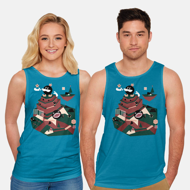 Big Bob-omb On The Summit-Unisex-Basic-Tank-Willdesiner