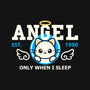 Angel Only When I Sleep-None-Removable Cover w Insert-Throw Pillow-NemiMakeit