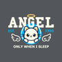 Angel Only When I Sleep-None-Removable Cover w Insert-Throw Pillow-NemiMakeit