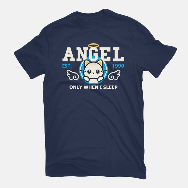 Angel Only When I Sleep-Womens-Basic-Tee-NemiMakeit