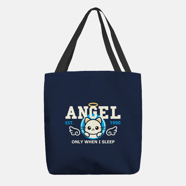 Angel Only When I Sleep-None-Basic Tote-Bag-NemiMakeit