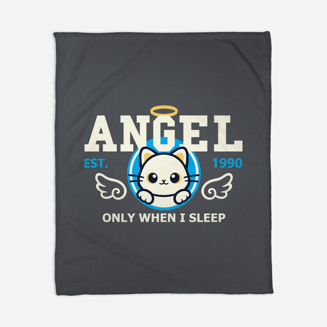 Angel Only When I Sleep-None-Fleece-Blanket-NemiMakeit