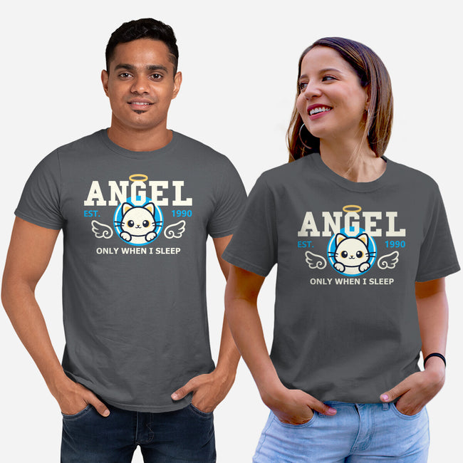 Angel Only When I Sleep-Unisex-Basic-Tee-NemiMakeit