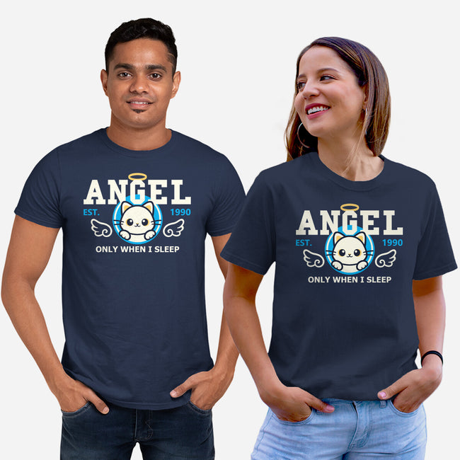 Angel Only When I Sleep-Unisex-Basic-Tee-NemiMakeit