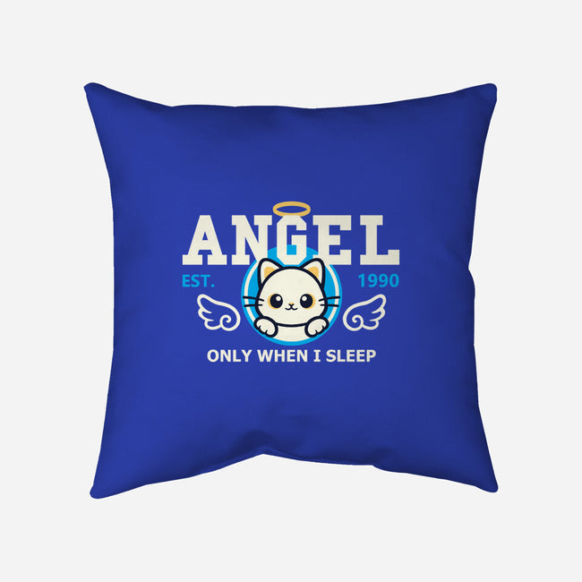 Angel Only When I Sleep-None-Removable Cover w Insert-Throw Pillow-NemiMakeit