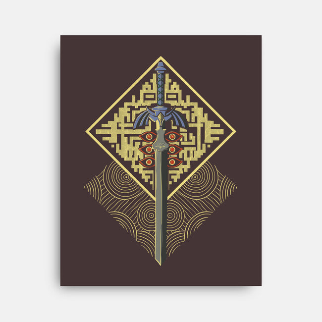 Hero's Sword-None-Stretched-Canvas-OnlyColorsDesigns