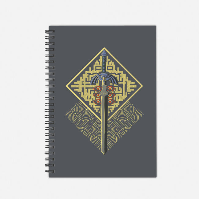 Hero's Sword-None-Dot Grid-Notebook-OnlyColorsDesigns