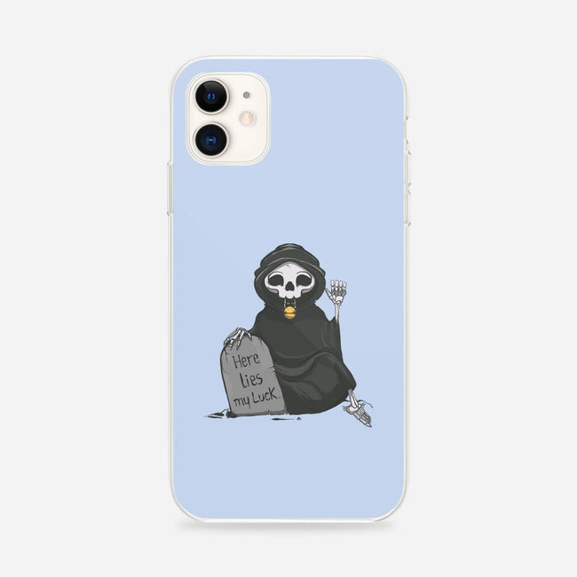 Here Lies My Luck-iPhone-Snap-Phone Case-OnlyColorsDesigns