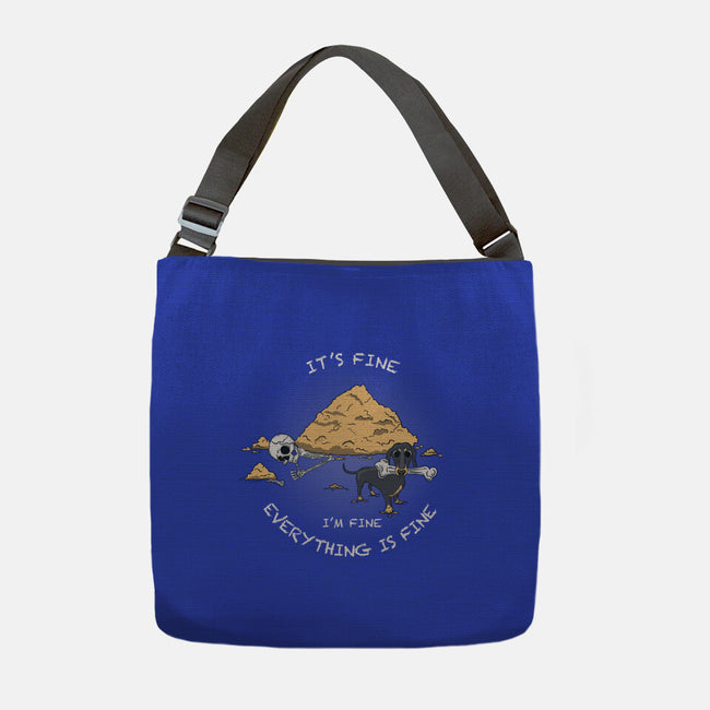 It's Fine I'm Fine-None-Adjustable Tote-Bag-Claudia