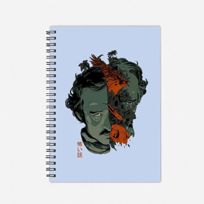 Poe's Head-None-Dot Grid-Notebook-Hafaell