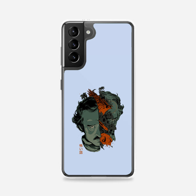 Poe's Head-Samsung-Snap-Phone Case-Hafaell