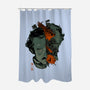 Poe's Head-None-Polyester-Shower Curtain-Hafaell