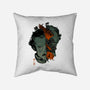 Poe's Head-None-Removable Cover w Insert-Throw Pillow-Hafaell