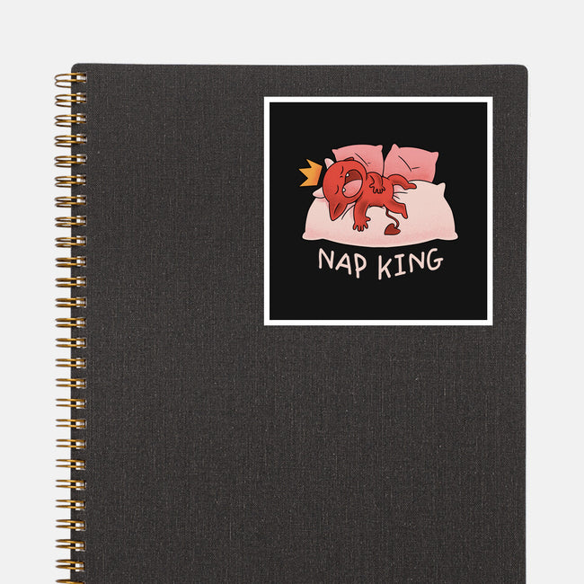Nap King-None-Glossy-Sticker-FunkVampire