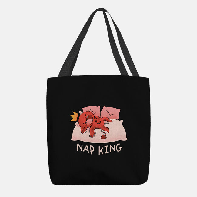 Nap King-None-Basic Tote-Bag-FunkVampire