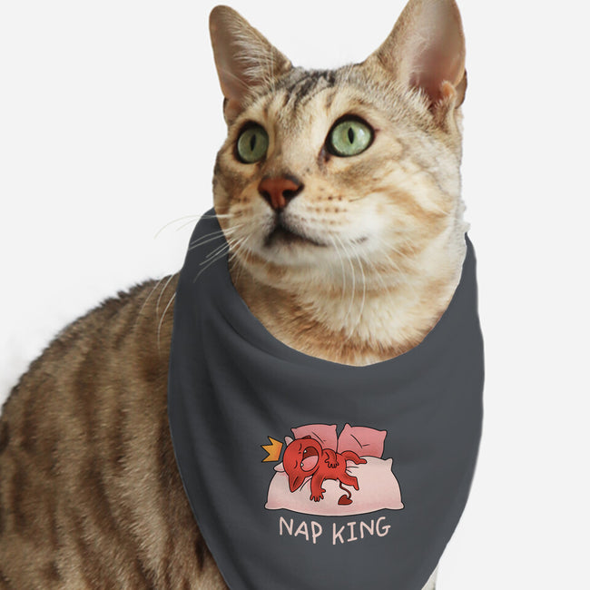 Nap King-Cat-Bandana-Pet Collar-FunkVampire